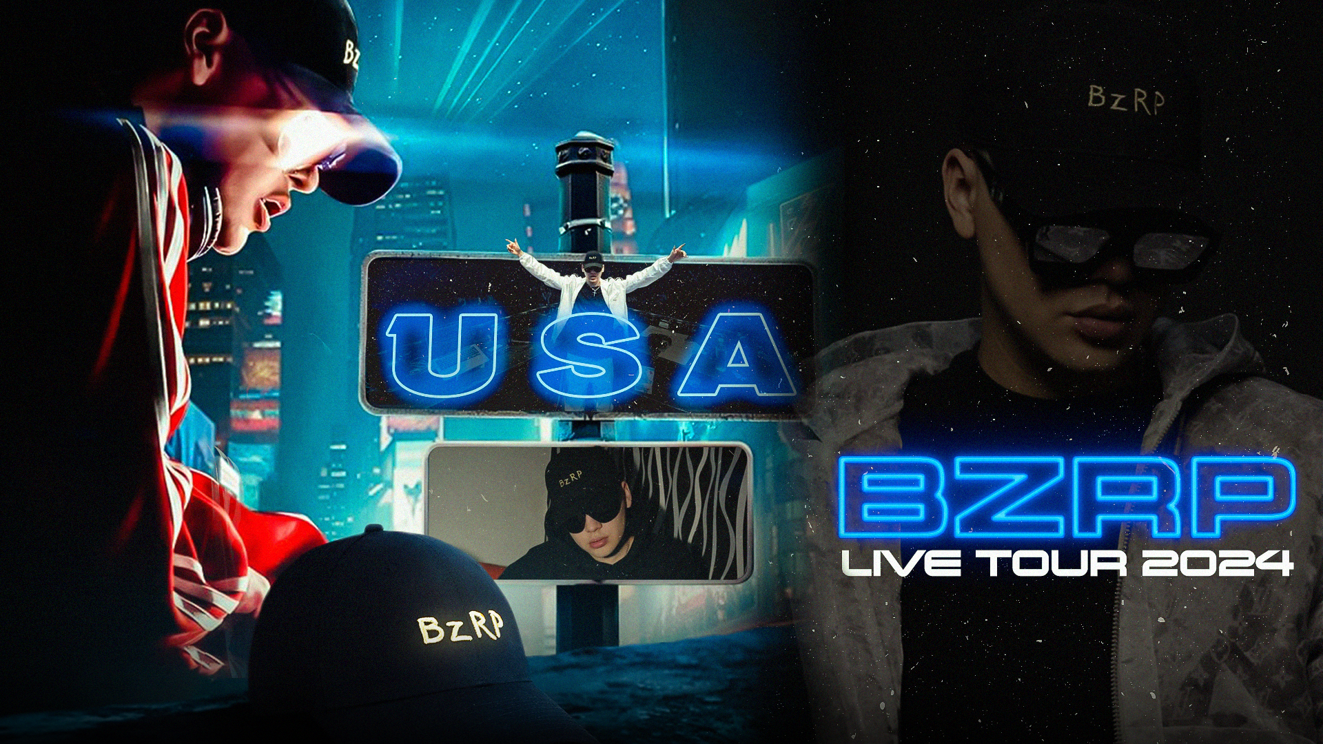 Bizarrap Tour 2024'BZRP Live Tour USA'