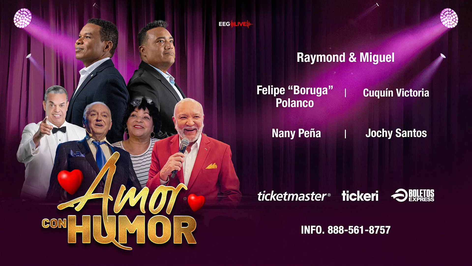 El Mejor Comedy Show Llegó a USA, Amor con Humor Viene a Robarte la Risa