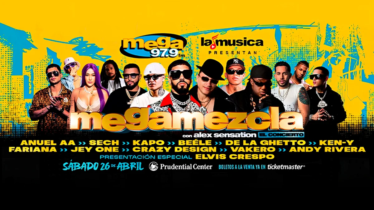 Mega Mezcla con Anuel AA, Beéle y más Artistas en NJ