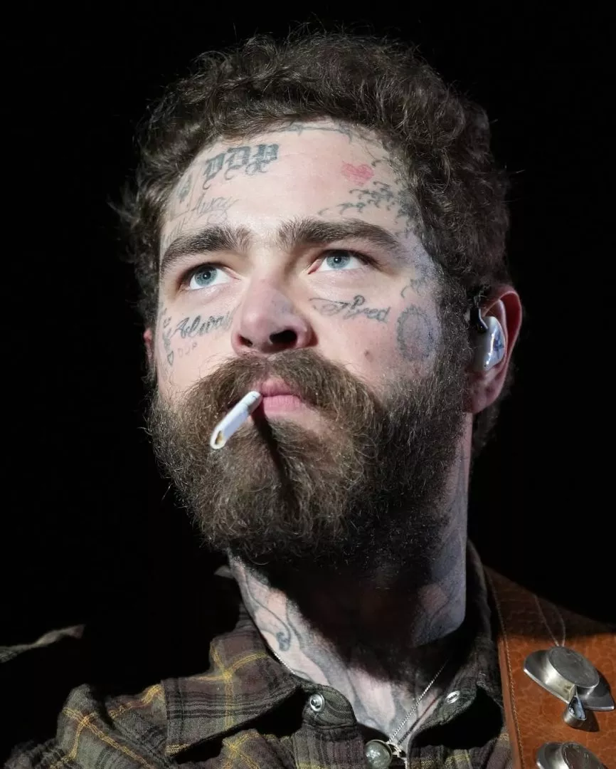 ¿Por qué Post Malone tiene tantos tatuajes?