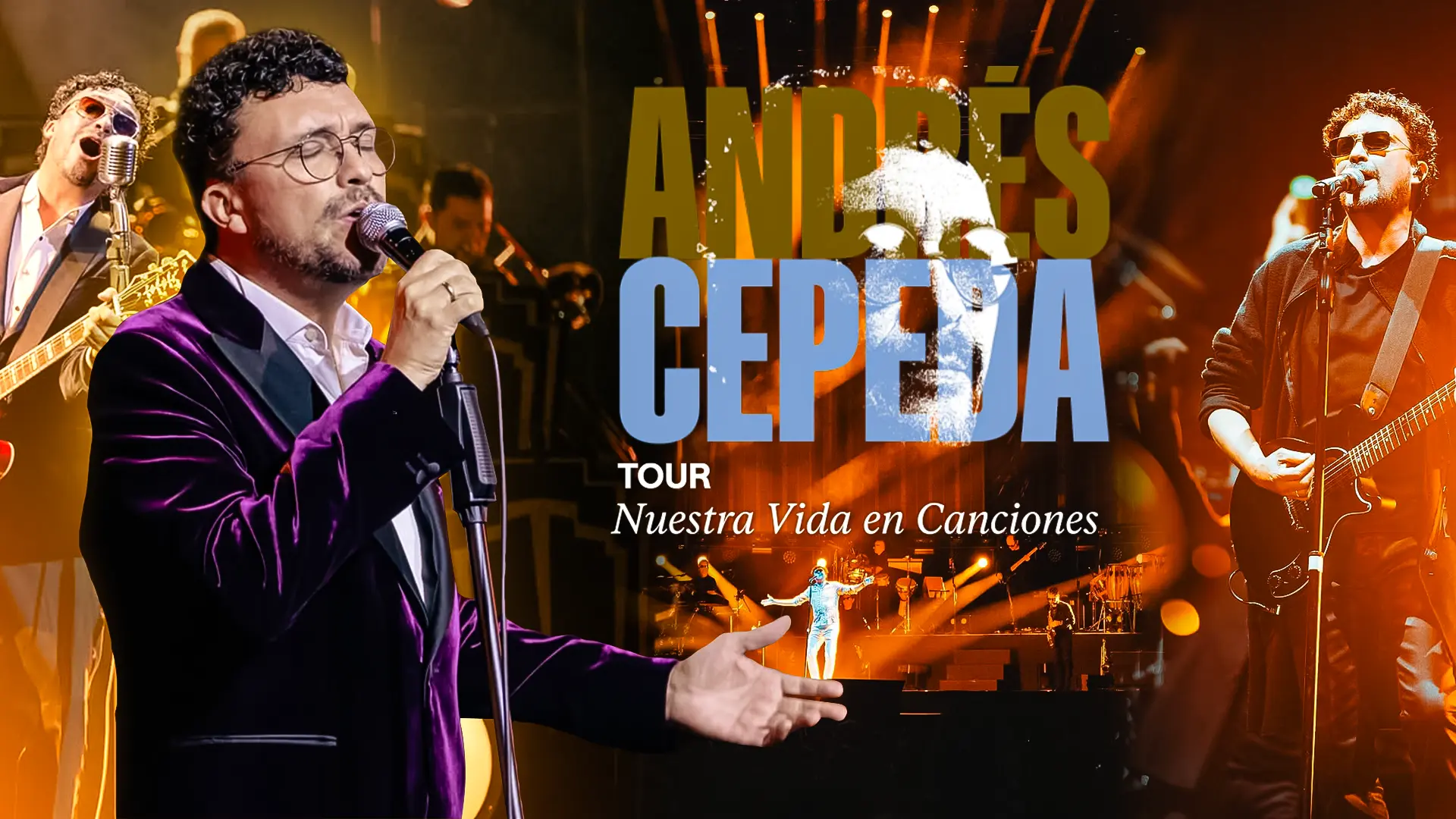 Andrés Cepeda Tour USA 2025 ‘Nuestra Vida en Canciones’ Andrés Cepeda Tour USA 2025 'Nuestra Vida en Canciones'