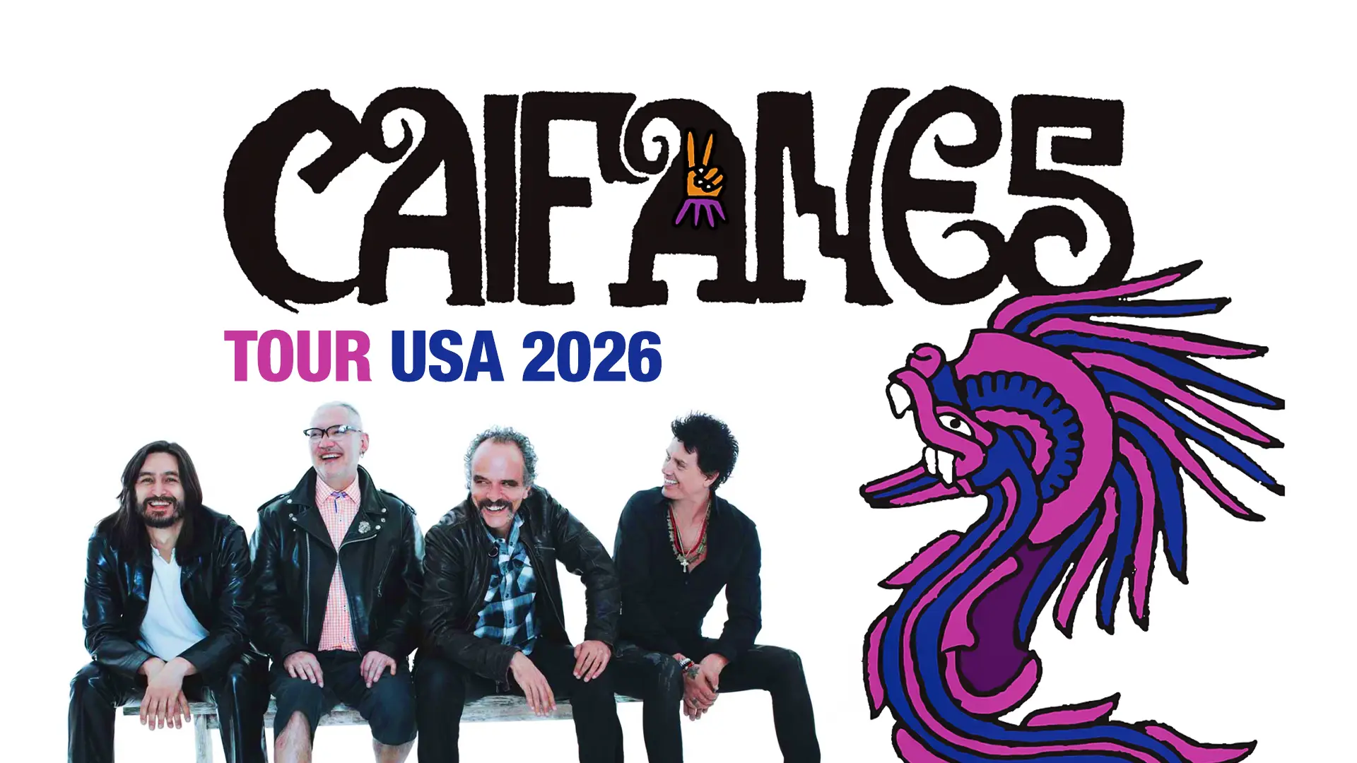 Caifanes Tour 2026 USA: Fechas, ciudades y tickets disponibles